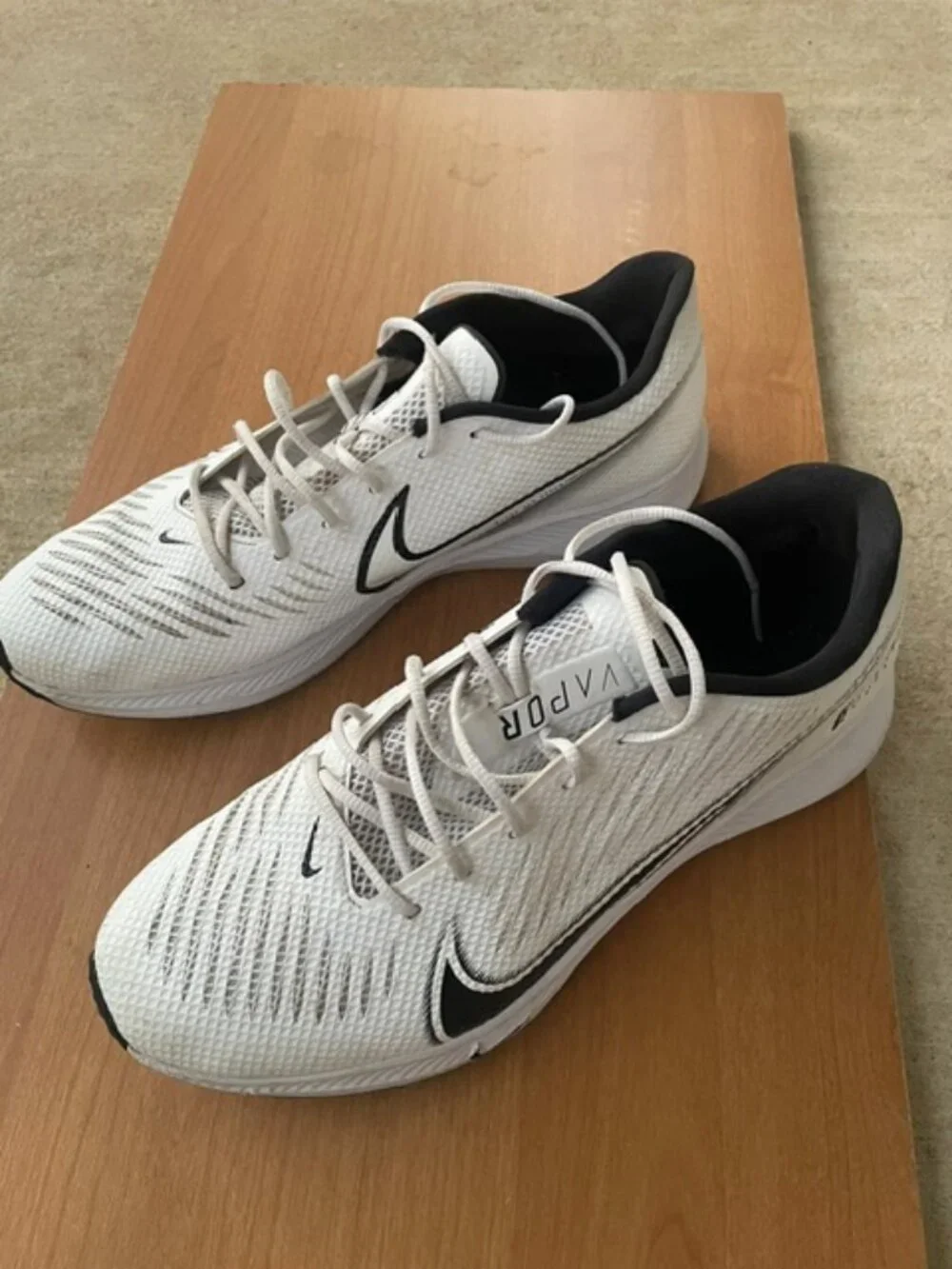 Nike Men's Vapor Edge Turf Football Sneaker Shoes CD0086-100, White , Size 11.5
